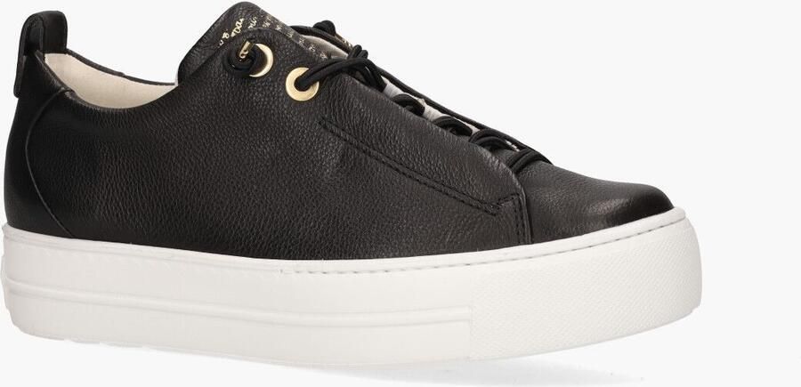 Paul Green 5017 Lage sneakers Leren Sneaker Dames Zwart - Foto 6