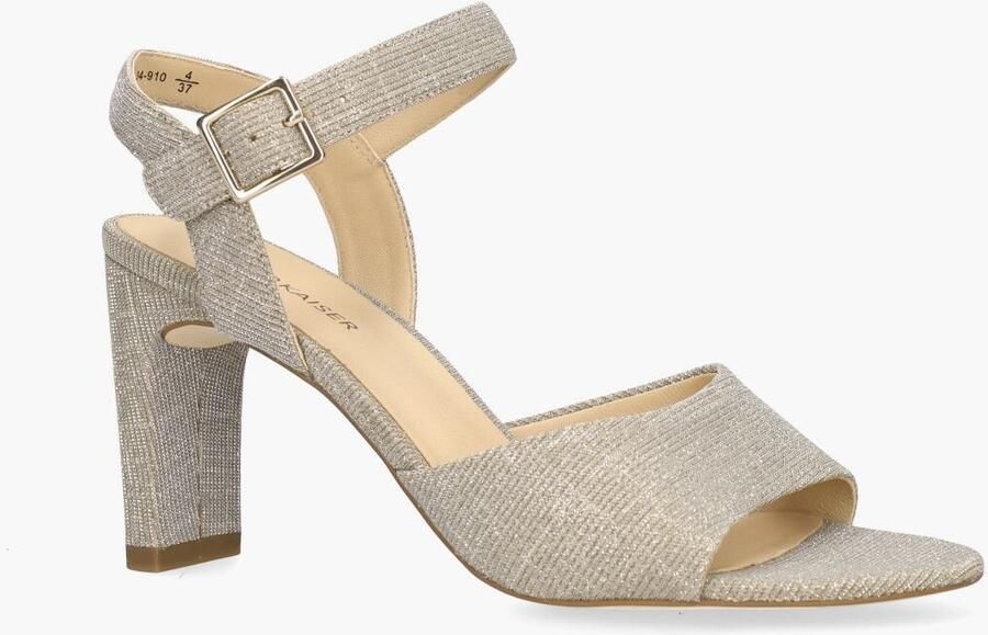 PETER KAISER Sandalen Dames 78343 Maat: 38 5 Materiaal: Textiel Kleur: Beige - Foto 5