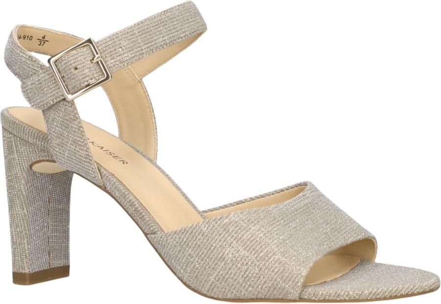 PETER KAISER Sandalen Dames 78343 Maat: 37 5 Materiaal: Textiel Kleur: Beige - Foto 5