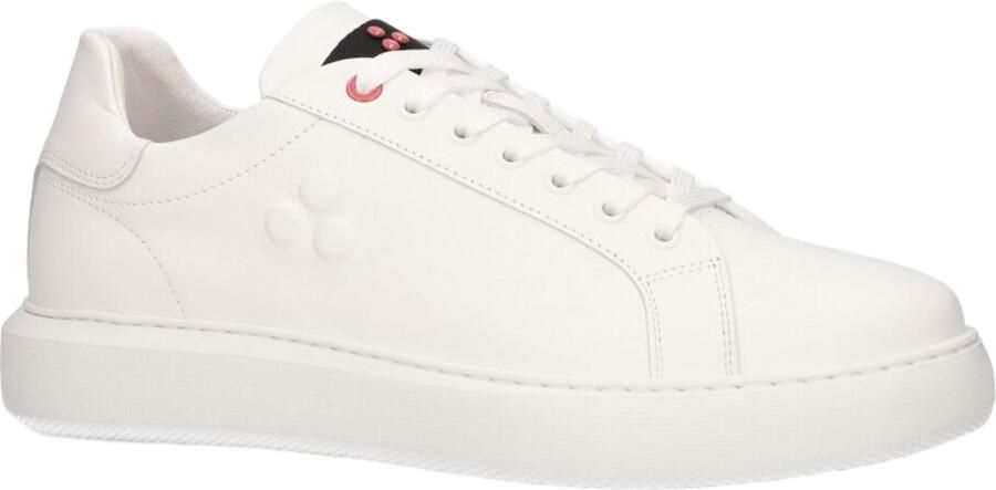 Peuterey Witte Leren Sneakers Helica 02 White Heren - Foto 10