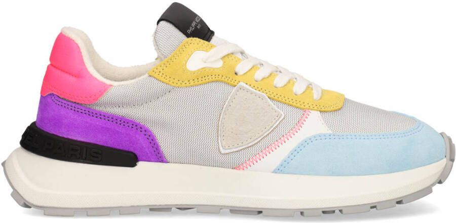 Philippe Model Multicolor Nylon Sneakers met Suède en Leren Details Meerkleurig Dames - Foto 3