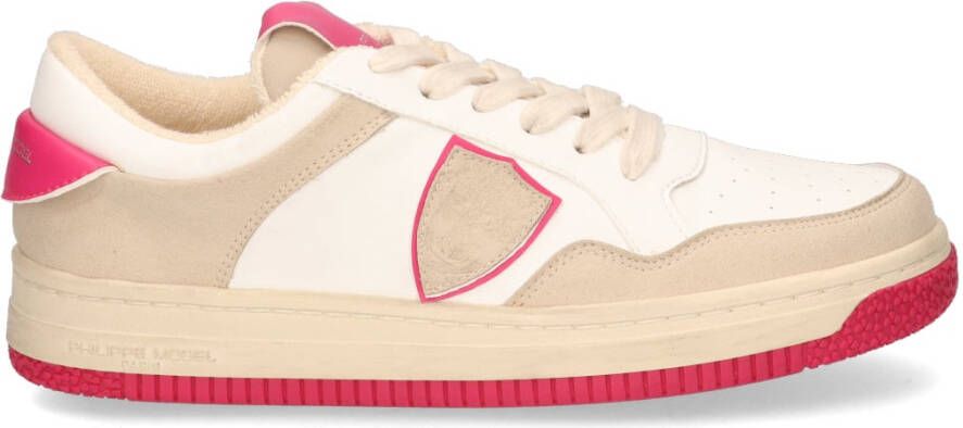 Philippe Model Zijlogo-patch low-top sneakers Wit Dames - Foto 7