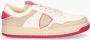 Philippe Model Zijlogo-patch low-top sneakers Wit Dames - Thumbnail 2