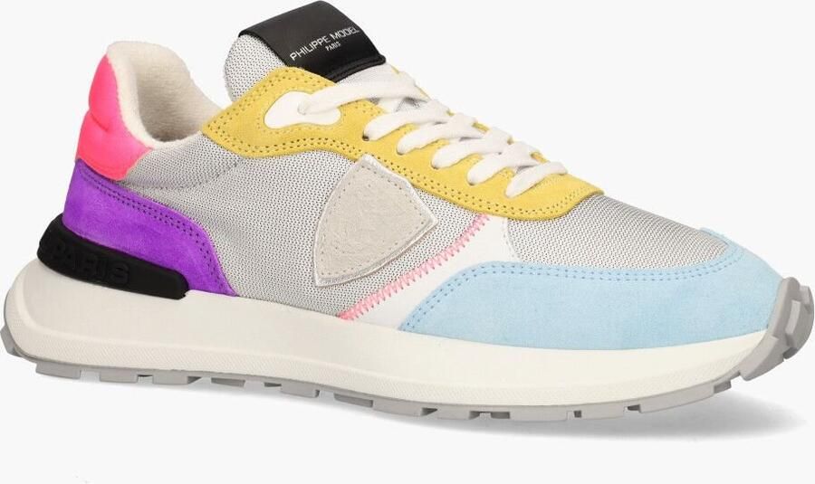Philippe Model Multicolor Nylon Sneakers met Suède en Leren Details Meerkleurig Dames - Foto 4