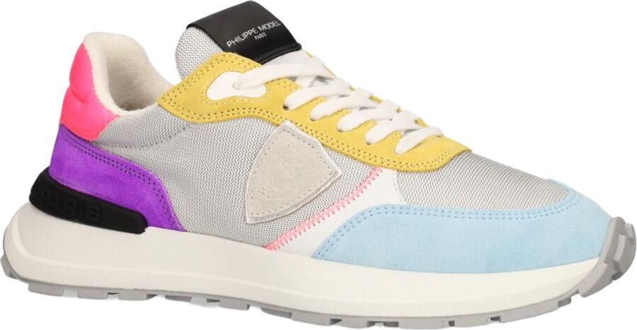 Philippe Model Multicolor Nylon Sneakers met Suède en Leren Details Meerkleurig Dames - Foto 5