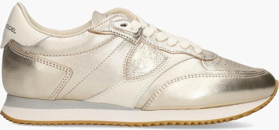 PHILIPPE MODEL Lage Sneakers Dames Blville Low Woman Maat: 36 Materiaal: Leer Kleur: Goudkleurig - Foto 2