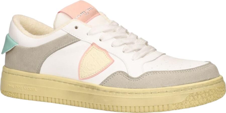 Philippe Model Lyon Wit Roze Groene Sneaker Meerkleurig Dames - Foto 9