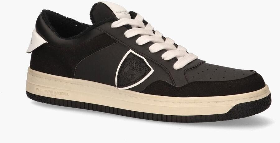 Philippe Model Sneakers met contrasterende hiel Black Heren - Foto 4