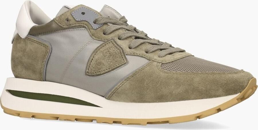 PHILIPPE MODEL Lage Sneakers Heren Tropez Haute Low Man Maat: 42 Materiaal: Suède Kleur: Groen - Foto 5