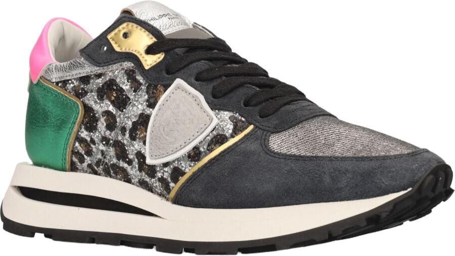 Philippe Model Hoge Lage Sneaker Tropez Stijl Comfortabel Sportief Gray Heren - Foto 5