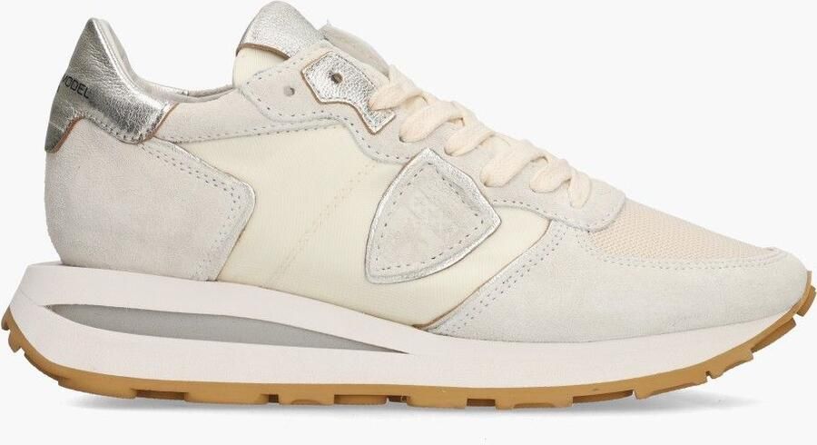 PHILIPPE MODEL Lage Sneakers Dames Tropez Haute Low Woman Maat: 38 Materiaal: Suède Kleur: Beige - Foto 3