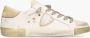 Philippe Model Witte Veterschoenen met Distressed Finish White Dames - Thumbnail 2