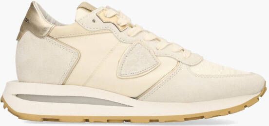 PHILIPPE MODEL Lage Sneakers Dames Tropez Haute Low Woman Suède Beige - Foto 10
