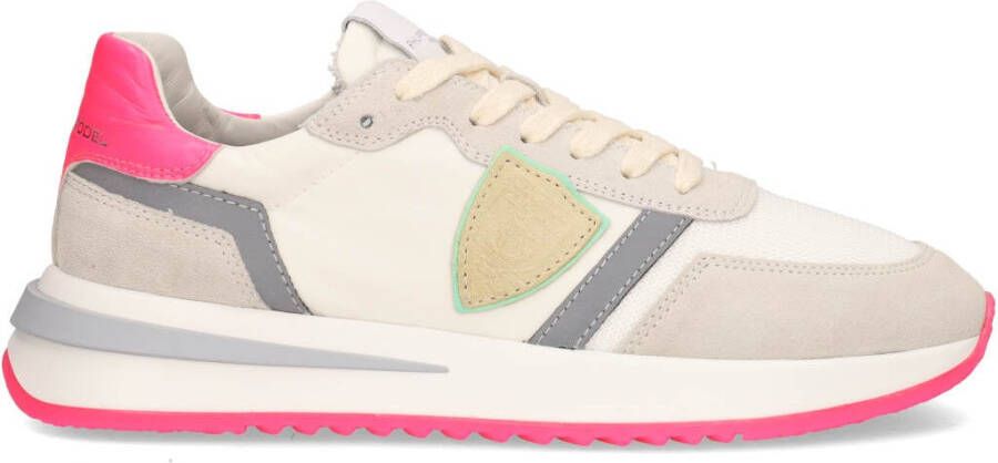 Philippe Model Fuchsia Sneakers Regular Fit Alle Temperaturen 50% Leer 50% Andere Vezels Pink Dames - Foto 3