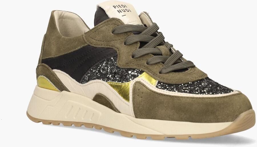 PIEDI NUDI PiediNudi Lage Sneakers Dames Selva 17.01 Maat: 36 Materiaal: Leer Kleur: Groen - Foto 4