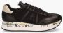 Premiata Kwaliteitslederen sneakers met glamoureuze details Black Dames - Thumbnail 3