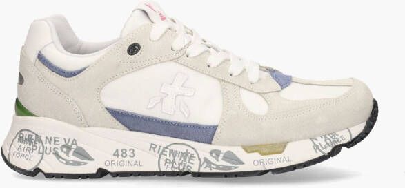 PREMIATA Lage Sneakers Heren Mase Maat: 40 Materiaal: Suède Kleur: Wit - Foto 5