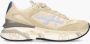 Premiata Beige Mesh Sneakers met Gouden Logo Beige Dames - Thumbnail 2