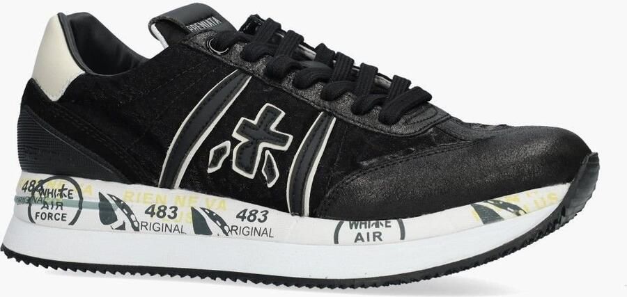 Premiata Kwaliteitslederen sneakers met glamoureuze details Black Dames - Foto 8