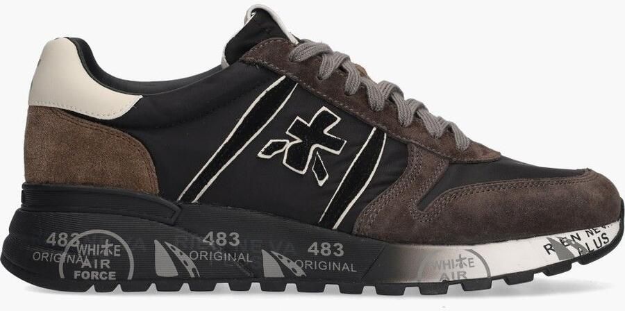 PREMIATA Lage Sneakers Heren Lander Maat: 39 Materiaal: Suède Kleur: Grijs - Foto 14