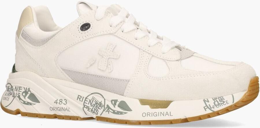 PREMIATA Lage Sneakers Dames Mase-d Maat: 40 Materiaal: Suède Kleur: Wit - Foto 13