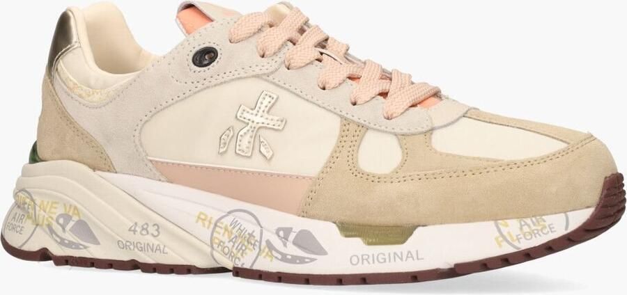 PREMIATA Lage Sneakers Dames Mase-d Maat: 36 Materiaal: Suède Kleur: Taupe - Foto 5
