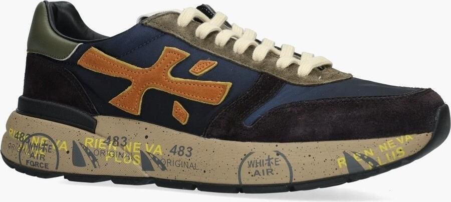 PREMIATA Lage Sneakers Heren Mick Maat: 41 Materiaal: Suède Kleur: Blauw - Foto 2