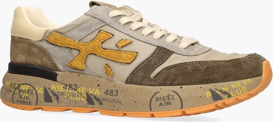 PREMIATA Lage Sneakers Heren Mick Maat: 43 Materiaal: Leer Kleur: Geel - Foto 6