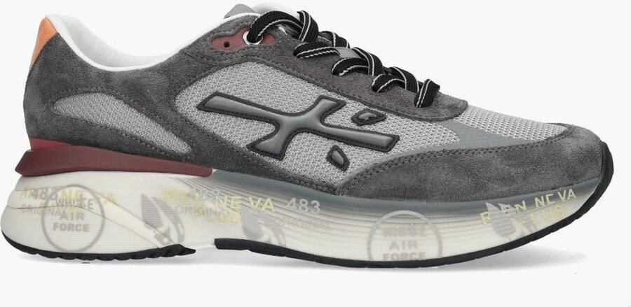 PREMIATA Lage Sneakers Heren Moerun Maat: 44 Materiaal: Suède Kleur: Grijs - Foto 8