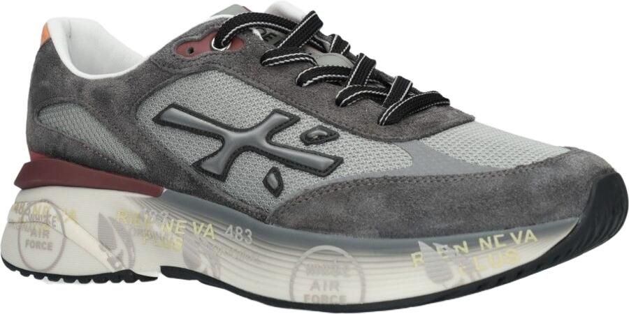 PREMIATA Lage Sneakers Heren Moerun Maat: 44 Materiaal: Suède Kleur: Grijs - Foto 7