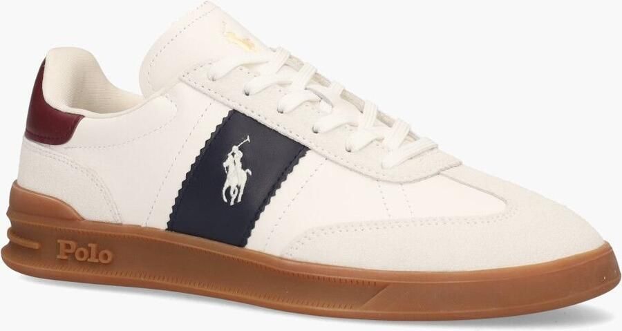 POLO RALPH LAUREN Ralph Lauren Lage Sneakers Heren Heritage Area Maat: 40 Materiaal: Leer Kleur: Wit - Foto 6