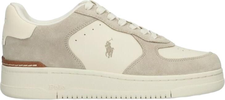 POLO RALPH LAUREN Ralph Lauren Lage Sneakers Masters Court Low Top Suède Beige - Foto 11