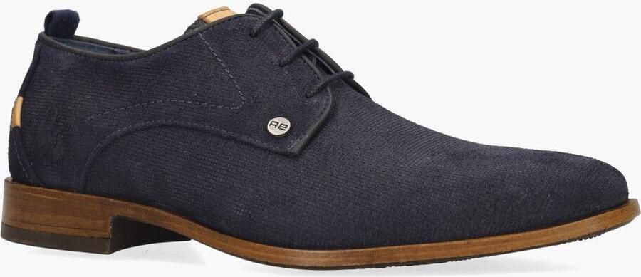 Rehab GREG WALL SUE 8100 DBLU heren veterschoenen gekleed blauw - Foto 4