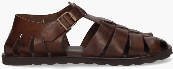 The Sandals Factory Sandals Factory M7473 Donkerbruin