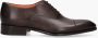 Santoni Leren veterschoenen Made in Italy Brown Heren - Thumbnail 2