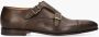 Santoni Dubbele gesp herenschoen Brown Heren - Thumbnail 2