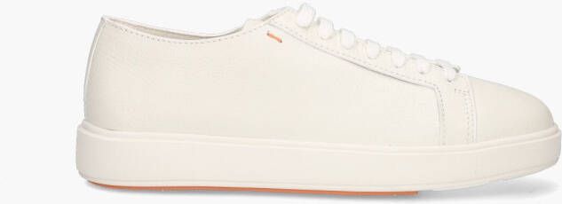 SANTONI Sneakers Heren Biking Maat: 10 Materiaal: Leer Kleur: Wit - Foto 15