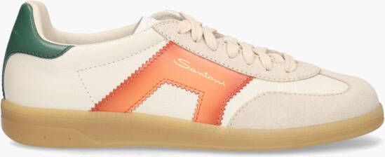 Santoni 21965 Off-White Multicolor