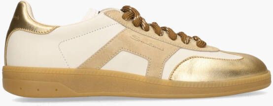Santoni 61244 Wit Beige Goud