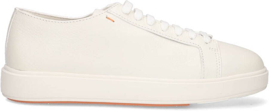 SANTONI Sneakers Heren Biking Maat: 10 Materiaal: Leer Kleur: Wit - Foto 13