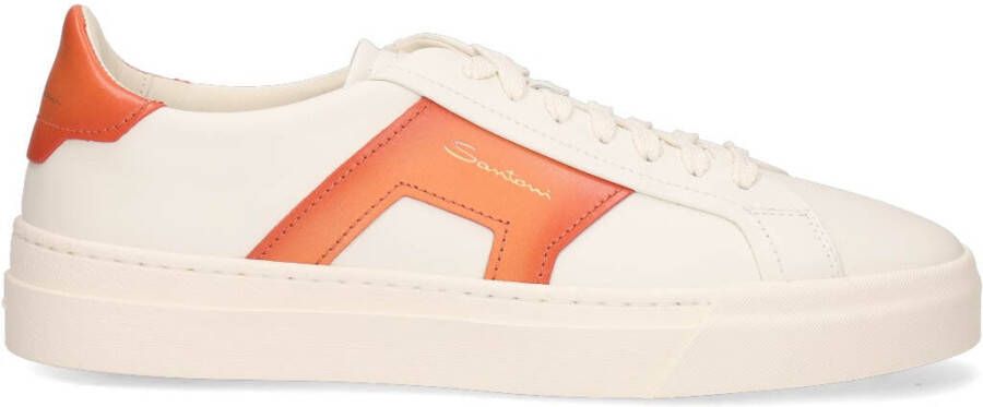 Santoni Dubbele Gesp Leren Sneakers Multicolor Dames - Foto 4