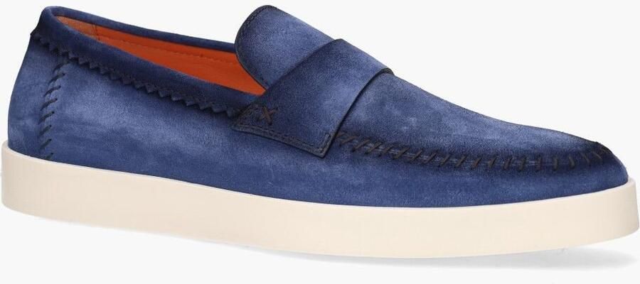 Santoni 18087 Kobaltblauw