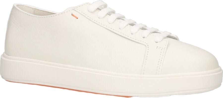 SANTONI Sneakers Heren Biking Maat: 10 Materiaal: Leer Kleur: Wit - Foto 15