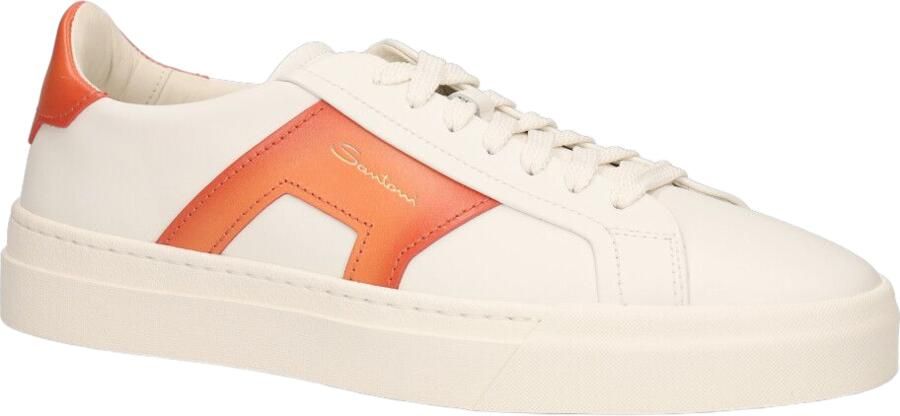 Santoni Dubbele Gesp Leren Sneakers Multicolor Dames - Foto 6