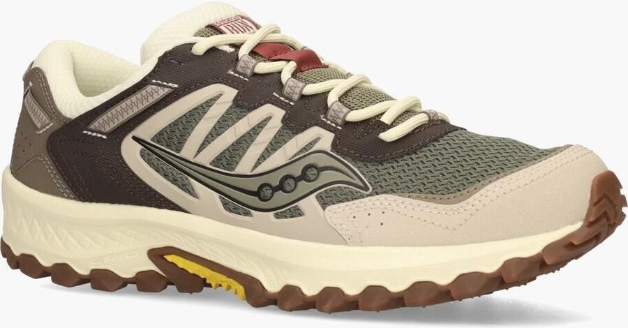 SAUCONY Lage Sneakers Heren Grid Peak M Maat: 44 Materiaal: Mesh Kleur: Groen - Foto 4