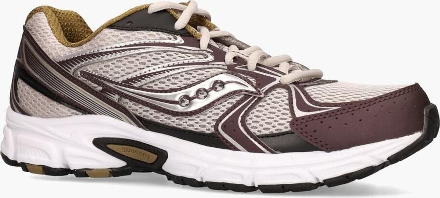 Saucony Ride Millennium Off-White Bordeauxrood