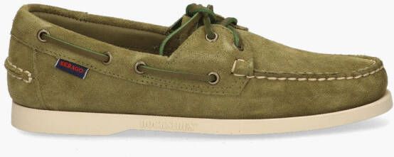 Sebago Docksides Portland Flesh Out Groen
