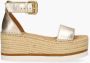 SEE BY CHLOÉ See By Chloé Espadrilles Dames Glyn Maat: 41 Materiaal: Leer Kleur: Goud - Thumbnail 3