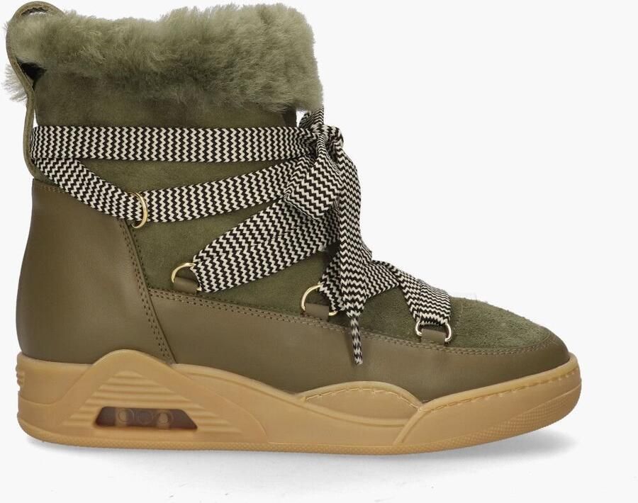 Serafini Mmon ZV Groen Dames Veterboots - Foto 2