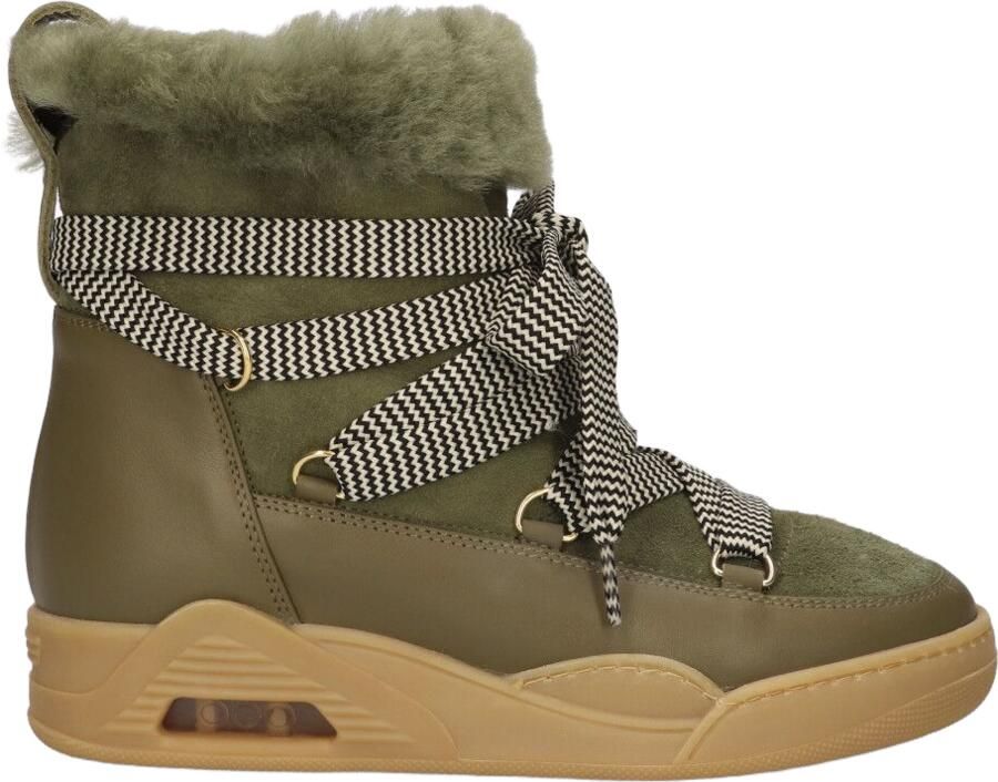 Serafini Mmon ZV Groen Dames Veterboots - Foto 3